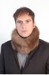 Sable fur neck warmer